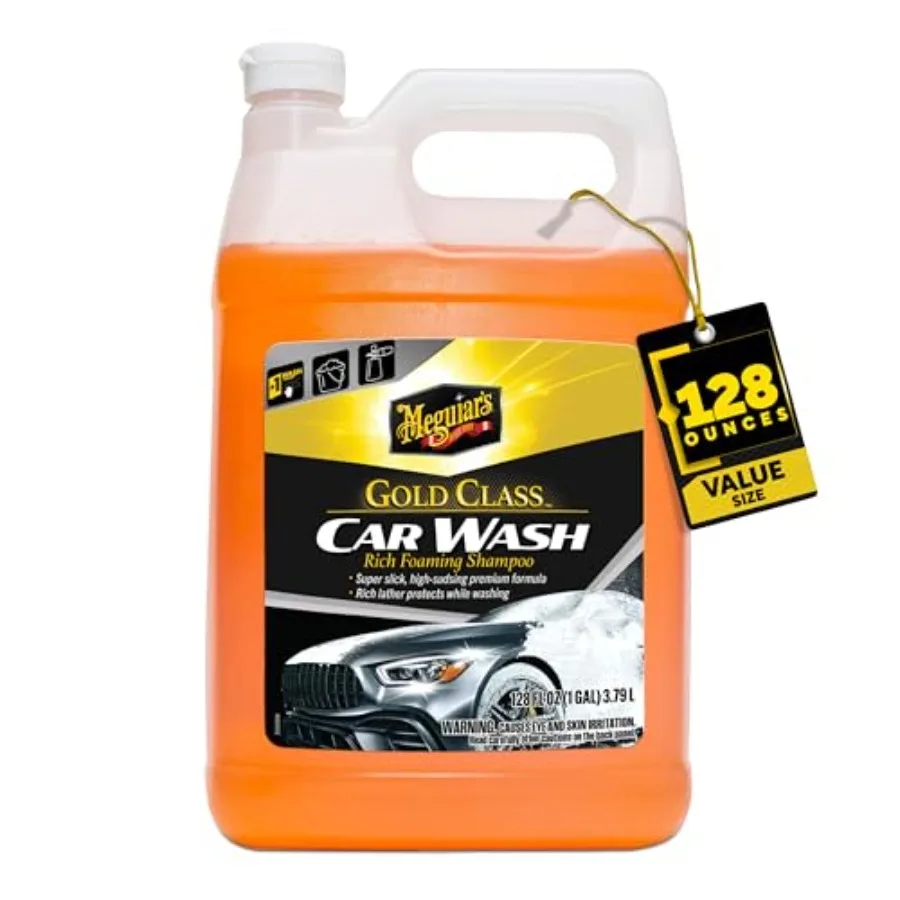 Meguiar's Gold Class Car Wash Premium Foaming Car Wash Soap, High Gloss Finish, Safe For Clear Coats, Deep Cleans Without Remov
Meguiar's Gold Class Car Wash Premium Foaming Car Wash Soap, High Gloss Finish, Safe For Clear Coats, Deep Cleans Without Remov
