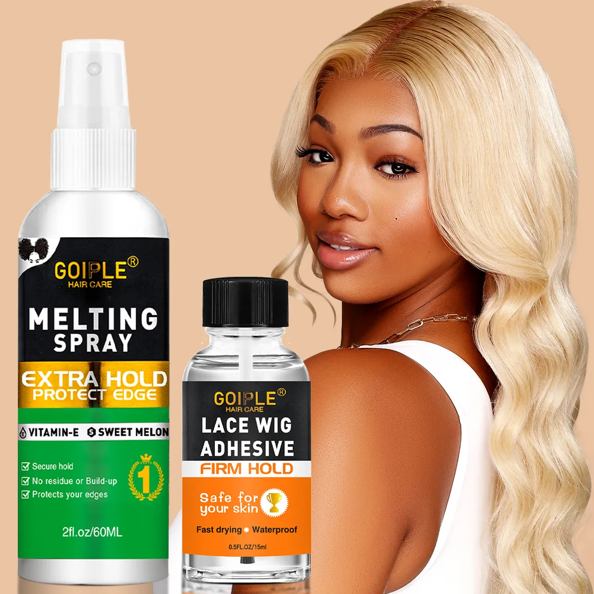 Плавящийся спрей для удержания кружевного парика, прочный клей для париков для кружева спереди или сверхпрочной фиксации, быстросохнущий водонепроницаемый клей, клей для парика
Плавящийся спрей для удержания кружевного парика, прочный клей для париков для кружева спереди или сверхпрочной фиксации, быстросохнущий водонепроницаемый клей, клей для парика