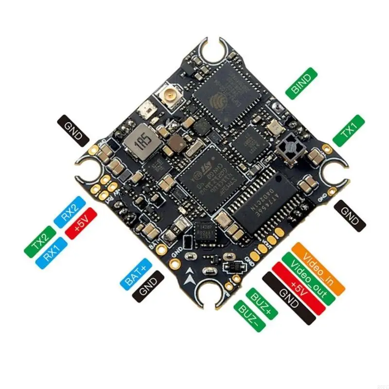 Set of X12 ELRS Professional Flight Controller 5 in 1 v1.1 Board Includes 12A And Betaflight Support 30mmx30mmx8mm
Set of X12 ELRS Professional Flight Controller 5 in 1 v1.1 Board Includes 12A And Betaflight Support 30mmx30mmx8mm