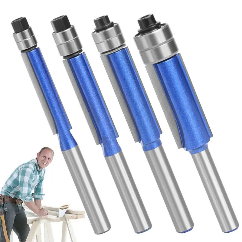 Router Bits For Woodworking 4pcs Wood Milling Cutter Trimming Groving Cutter Tool 1/4 Shank Wear Resistant Hard Wood Milling
Router Bits For Woodworking 4pcs Wood Milling Cutter Trimming Groving Cutter Tool 1/4 Shank Wear Resistant Hard Wood Milling
