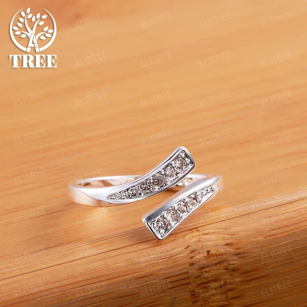 Hot 100% 925 Sterling Silver crystal Ring For women adjustable size Fashion party engagement wedding luxury Jewelry Holiday gift
Hot 100% 925 Sterling Silver crystal Ring For women adjustable size Fashion party engagement wedding luxury Jewelry Holiday gift
