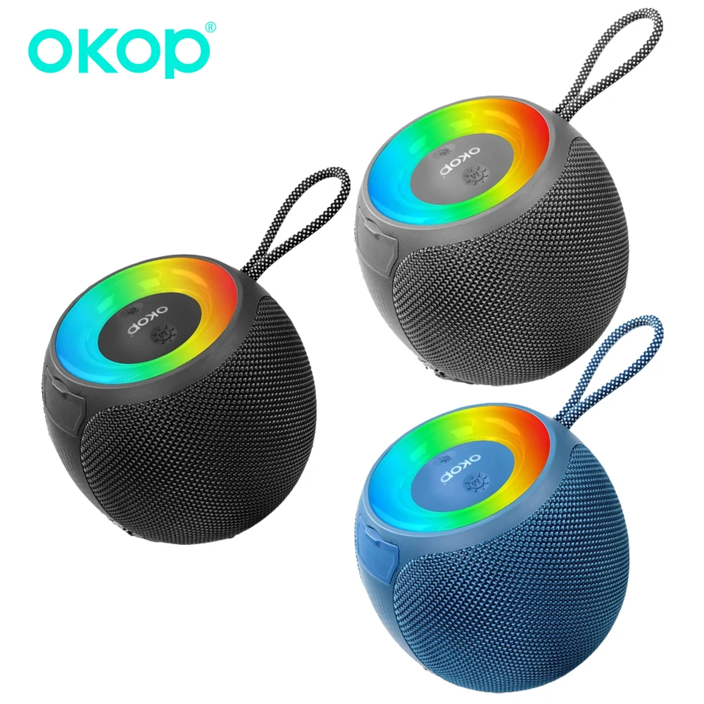 OKOP Bluetooth Speaker,Portable Lanyard Outdoor Speaker,Card Mini Speaker,Waterproof LED Colorful Light,Speaker Caixa De Som USB
OKOP Bluetooth Speaker,Portable Lanyard Outdoor Speaker,Card Mini Speaker,Waterproof LED Colorful Light,Speaker Caixa De Som USB