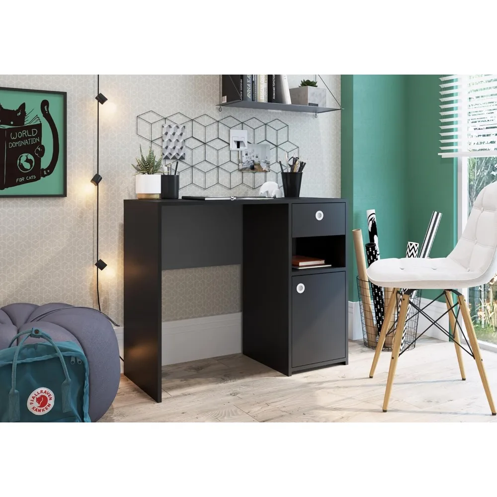 Art in Furniture Desk with Drawer and Door – Compact Workstation for Home – MDP Construction – 35kg Capacity (Black)
Art in Furniture Desk with Drawer and Door – Compact Workstation for Home – MDP Construction – 35kg Capacity (Black)