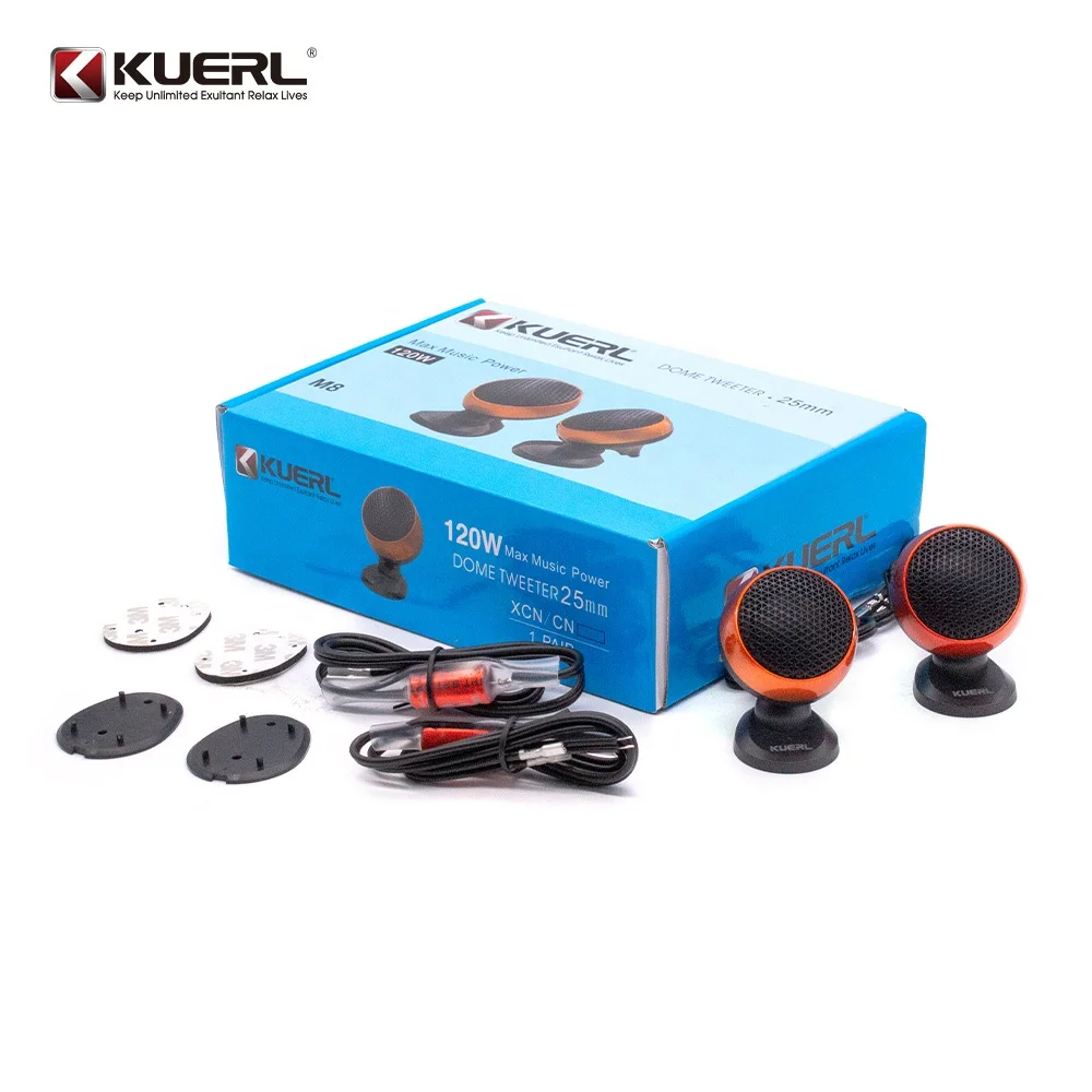 Factory Hot Model 1.5 Inch Silk Dome Car Tweeter Good Sound Supper Car Tweeter Speaker
Factory Hot Model 1.5 Inch Silk Dome Car Tweeter Good Sound Supper Car Tweeter Speaker