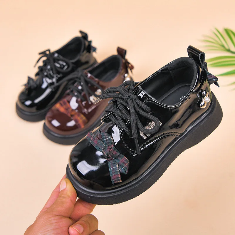 Kids'Casual Shoes PU Leather Spring Fashion Flat Bottom Bow Shoes For Girls Breathable Anti-slip Black Red Size 26-37
Kids'Casual Shoes PU Leather Spring Fashion Flat Bottom Bow Shoes For Girls Breathable Anti-slip Black Red Size 26-37