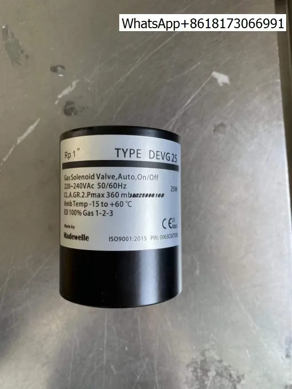 Madewelle solenoid valves DEVG15, 20, 10, 25, DEVG32, DEVG40, 50, 65, 80
Madewelle solenoid valves DEVG15, 20, 10, 25, DEVG32, DEVG40, 50, 65, 80