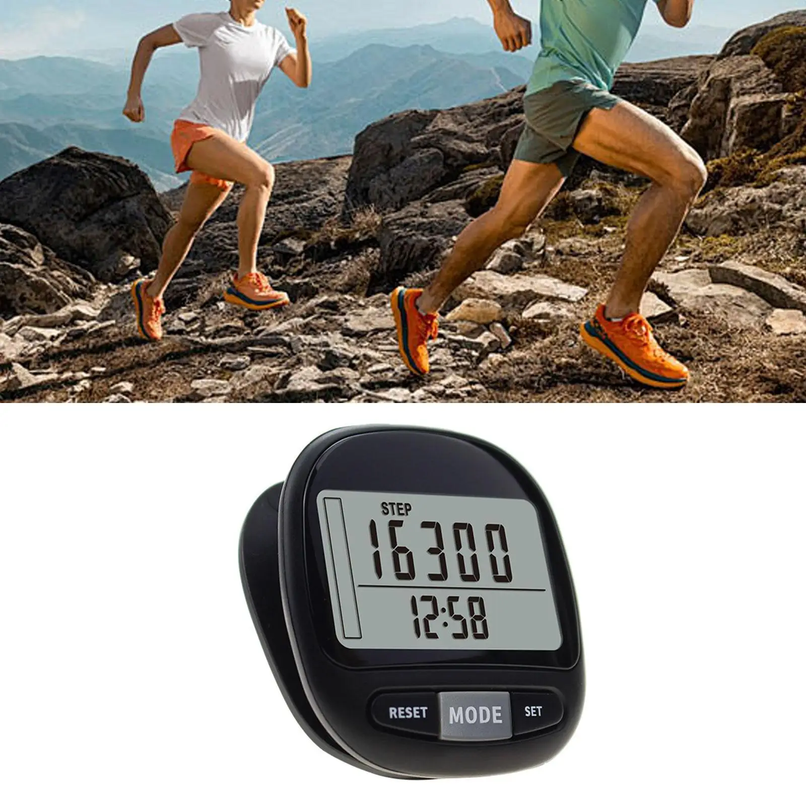 Outdoor Exercise Pedometer Digital Step Counter with Back Clip Mini Tracker for Walking Fitness Men Women
Outdoor Exercise Pedometer Digital Step Counter with Back Clip Mini Tracker for Walking Fitness Men Women
