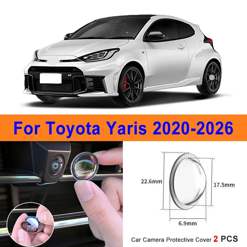 360 Reverse Image Car Camera Cover Anti-Scratch PC Lens Protector Stickers For Toyota Yaris 2020-2026 2Pcs
360 Reverse Image Car Camera Cover Anti-Scratch PC Lens Protector Stickers For Toyota Yaris 2020-2026 2Pcs