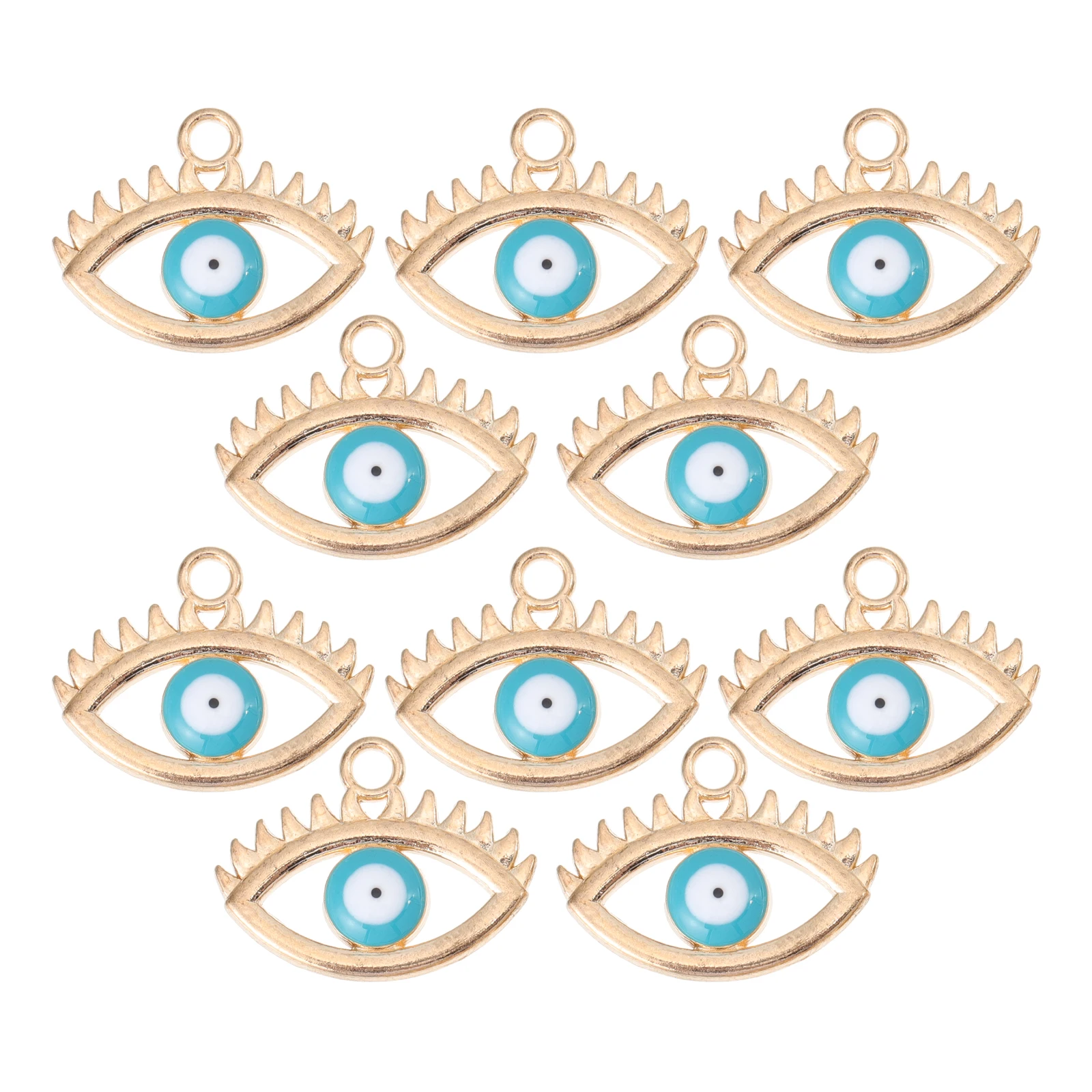 10 Pcs Evil Eye Beads Hollow Pendant Diy Jewelry Bracelet Making Accessories Charms
10 Pcs Evil Eye Beads Hollow Pendant Diy Jewelry Bracelet Making Accessories Charms