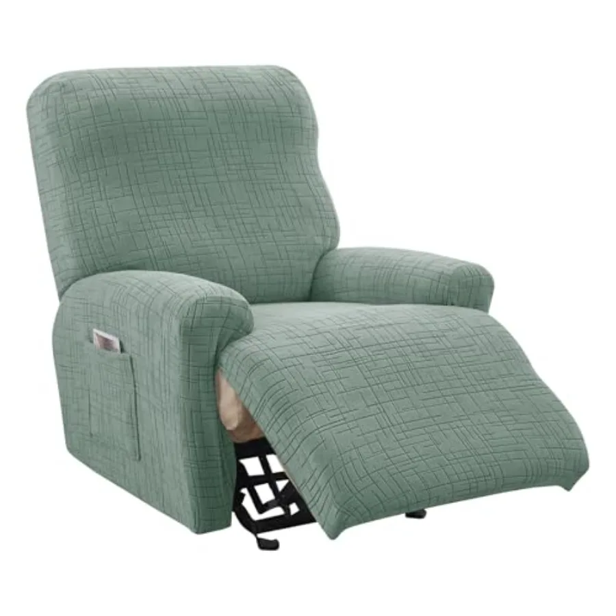 Stretch Recliner Slipcovers Jacquard Recliner Chair Covers 4-Piece Lazy Boy Recliner Covers Non Slip Reclining Furniture Protec
Stretch Recliner Slipcovers Jacquard Recliner Chair Covers 4-Piece Lazy Boy Recliner Covers Non Slip Reclining Furniture Protec