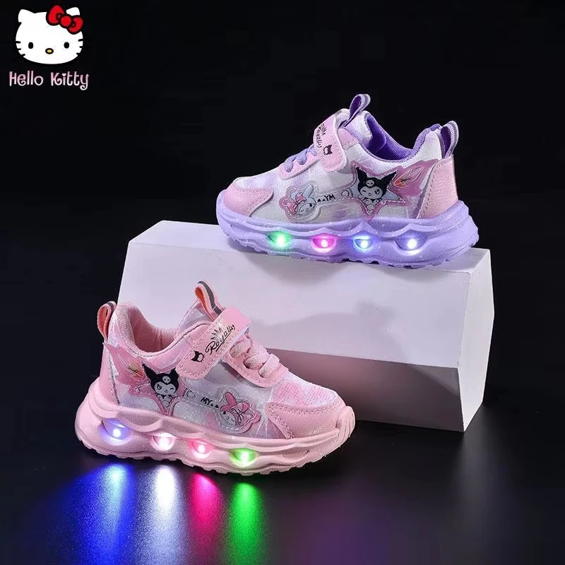 Sanrio Kuromi My Melody Kids Led Light Up Shoes Girl Cute Cartoon Sneakers Lightweight Non-Slip Breathable Casual Running Shoes
Sanrio Kuromi My Melody Kids Led Light Up Shoes Girl Cute Cartoon Sneakers Lightweight Non-Slip Breathable Casual Running Shoes