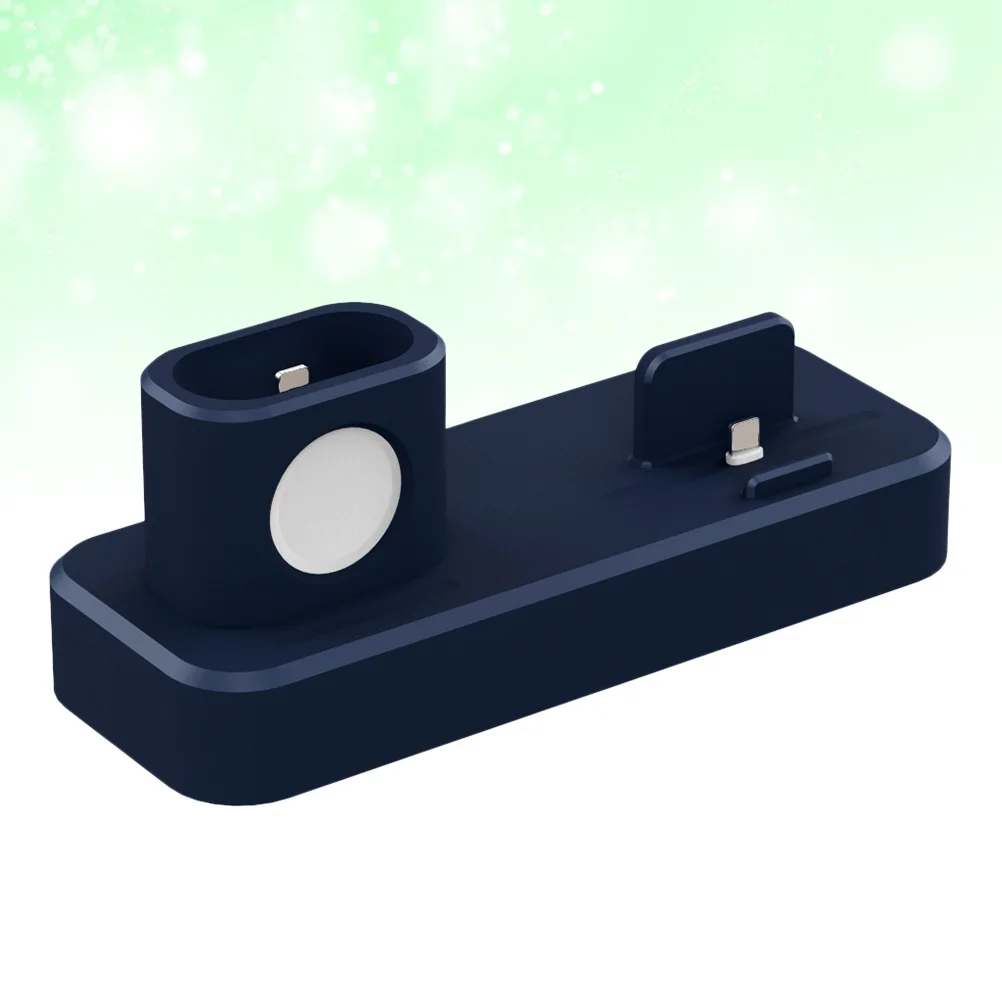 3 in 1 Charging Dock Phone Holder Silicone Blue Desktop Wireless Earphone Smart Watch Charging Station Overcharge Protection
3 in 1 Charging Dock Phone Holder Silicone Blue Desktop Wireless Earphone Smart Watch Charging Station Overcharge Protection