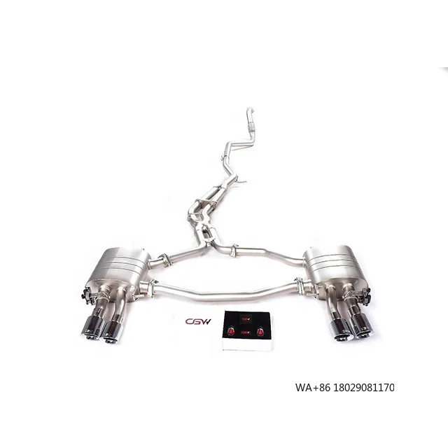 2023 Hot Sale Automobile Stainless Steel Catback Muffler Exhaust for A6 C8 2.0T 2019-2023 S6 Style
2023 Hot Sale Automobile Stainless Steel Catback Muffler Exhaust for A6 C8 2.0T 2019-2023 S6 Style