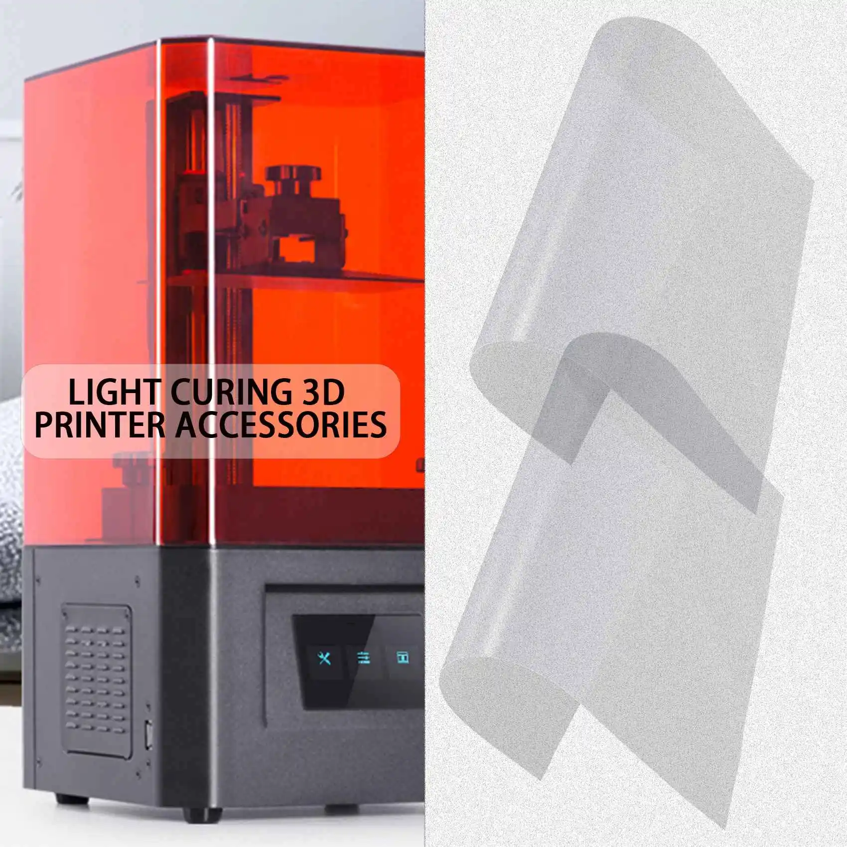 OFSS-8PCS 140X200mm SLA/LCD FEP Film 0.15-0.2Mm Thickness For Photon Resin DLP 3D Printer
OFSS-8PCS 140X200mm SLA/LCD FEP Film 0.15-0.2Mm Thickness For Photon Resin DLP 3D Printer