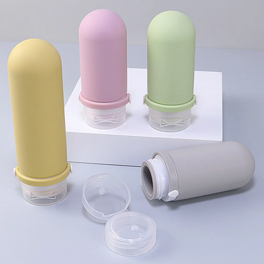 4Pcs Leakproof Silicone Travel Bottles Set 60ml Small Refillable Toiletry Containers for Shampoo Lotion Outdoor Travel
4Pcs Leakproof Silicone Travel Bottles Set 60ml Small Refillable Toiletry Containers for Shampoo Lotion Outdoor Travel