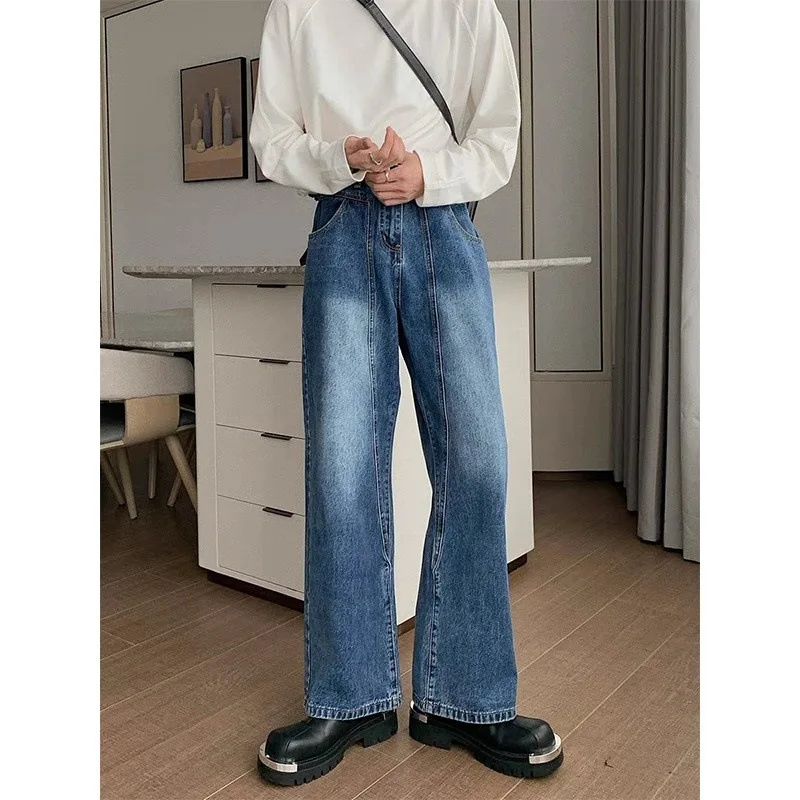 2026 Korean Style New Fashion Men's Blue Wide Leg Loose Straight Denim Trousers Male American High Street Jeans Pants Clothes
2026 Korean Style New Fashion Men's Blue Wide Leg Loose Straight Denim Trousers Male American High Street Jeans Pants Clothes
