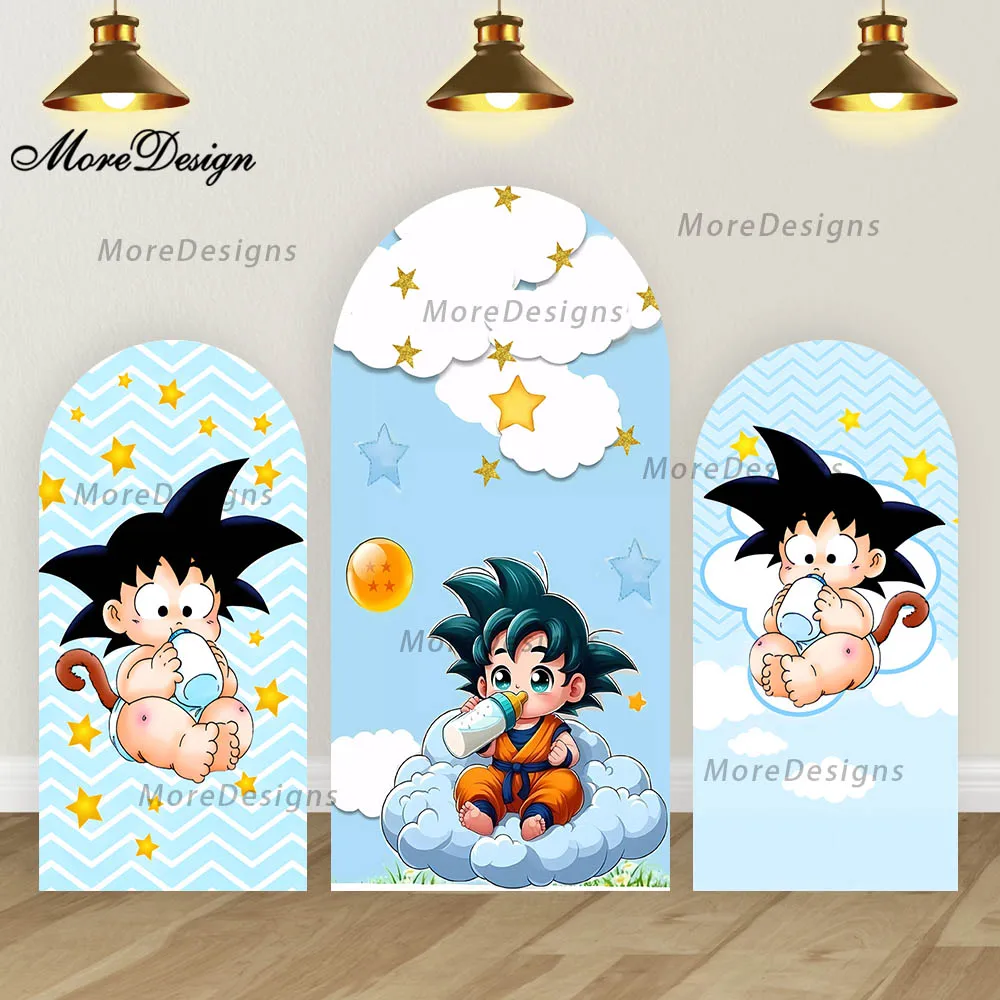 Baby Shower Goku Arch Backdrop Dragon Ball Theme Kids Birthday Party Decoration Arched Covers Doubleside Zipper Photo Prop
Baby Shower Goku Arch Backdrop Dragon Ball Theme Kids Birthday Party Decoration Arched Covers Doubleside Zipper Photo Prop