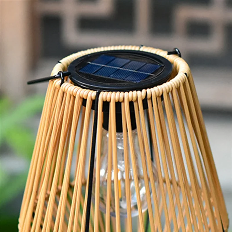 A84X-Big Rattan Outdoor Solar Lantern IP65 Waterproof Light With Handle For Hanging/Standing Use For Garden Patio Courtyard
A84X-Big Rattan Outdoor Solar Lantern IP65 Waterproof Light With Handle For Hanging/Standing Use For Garden Patio Courtyard