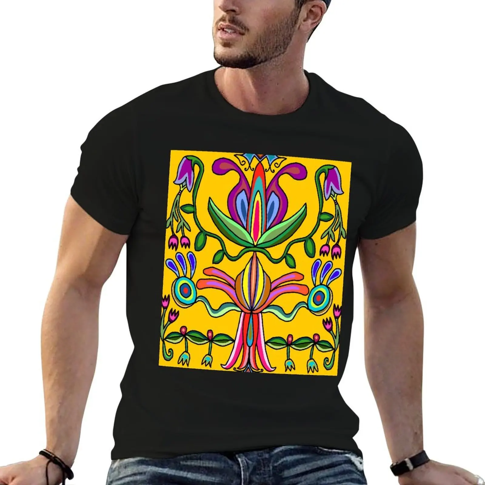 Bright Flowers on Yellow T-Shirt printed t shirts for man funny t shirts dark humor T-Shirt
Bright Flowers on Yellow T-Shirt printed t shirts for man funny t shirts dark humor T-Shirt