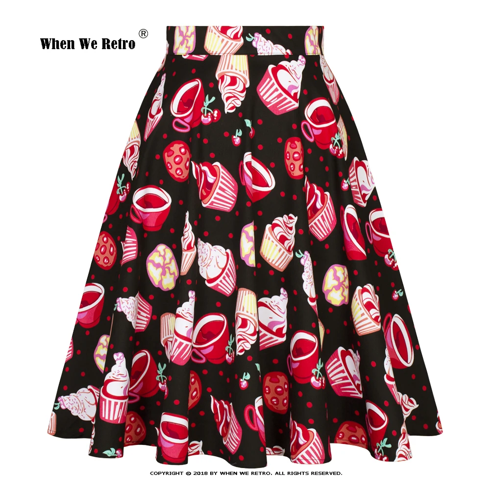 2023 New Cotton Black Cake Print Vintage A Line Skirt Fashion Swing Knee Length Women Summer Skirts 50S 60S Retro Skirts VD0020
2023 New Cotton Black Cake Print Vintage A Line Skirt Fashion Swing Knee Length Women Summer Skirts 50S 60S Retro Skirts VD0020