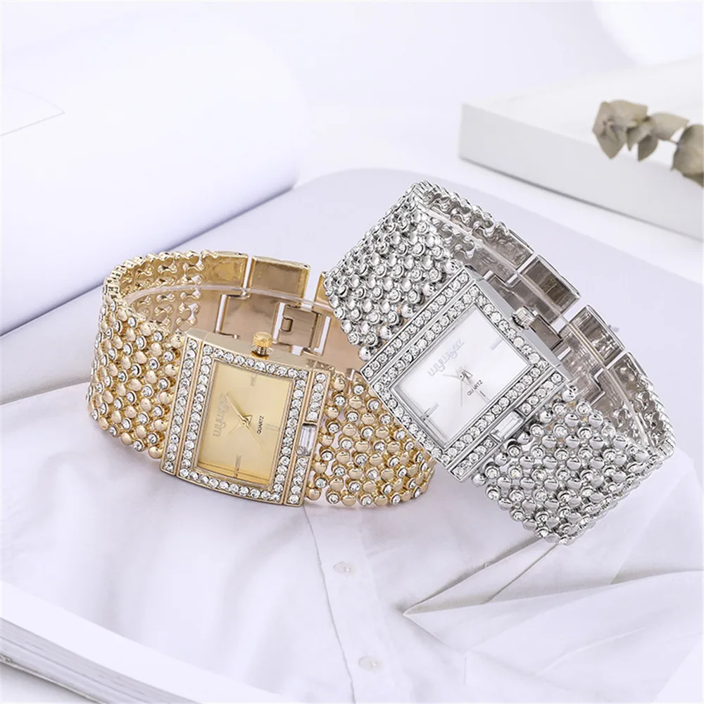 New Fashion Luxury Woman Crystal Bracelet Watch Women Wide Wristwatches Ladies Stainless Steel Quartz Watches Reloj Mujer Hot
New Fashion Luxury Woman Crystal Bracelet Watch Women Wide Wristwatches Ladies Stainless Steel Quartz Watches Reloj Mujer Hot