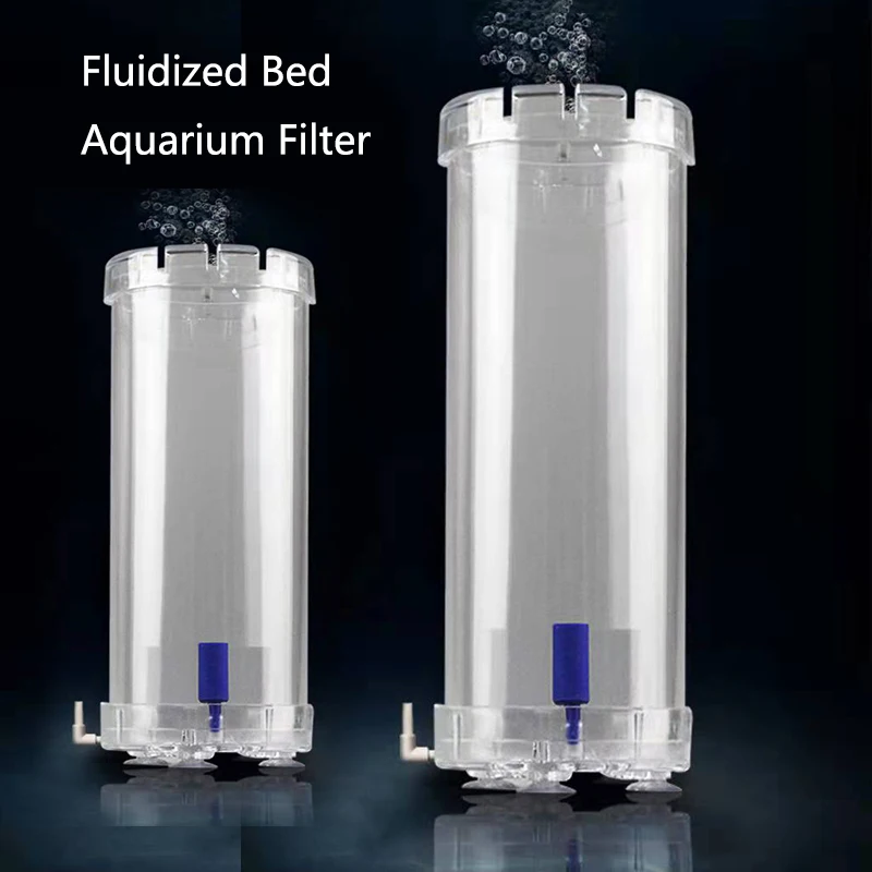 Aquarium Filter Fish Tank Fluidized Moving Bed Filter Bubble Bio Filter Media With Air Stone And Sponge Filters Transparent
Aquarium Filter Fish Tank Fluidized Moving Bed Filter Bubble Bio Filter Media With Air Stone And Sponge Filters Transparent