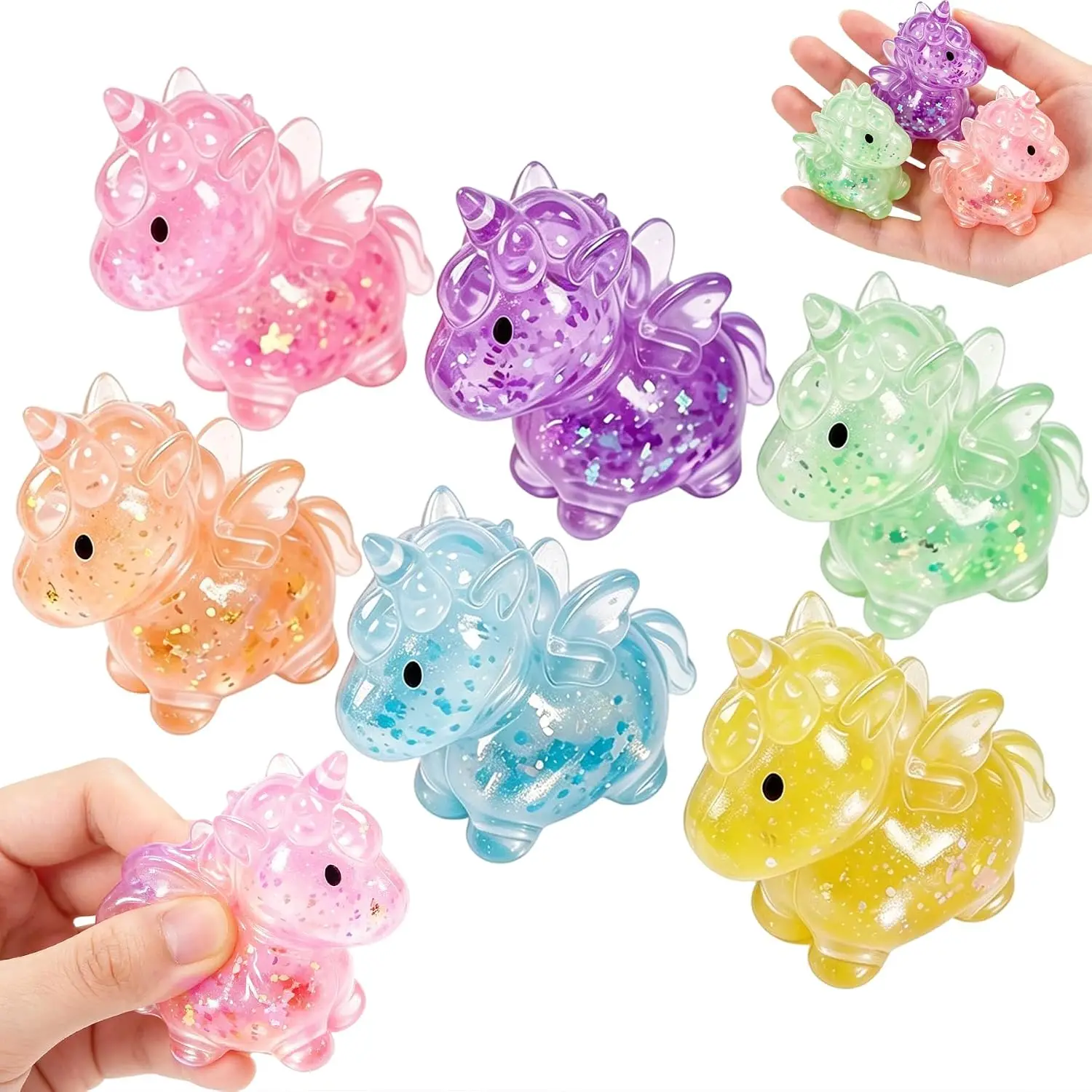 6PCS Unicorn Squishy Toys,Unicorn Stress Relief Toy for Adult/Kids,Autism & Anxiety Relief,Perfect Squeeze Toys Birthday Gift and Fun Party Favor
6PCS Unicorn Squishy Toys,Unicorn Stress Relief Toy for Adult/Kids,Autism & Anxiety Relief,Perfect Squeeze Toys Birthday Gift and Fun Party Favor