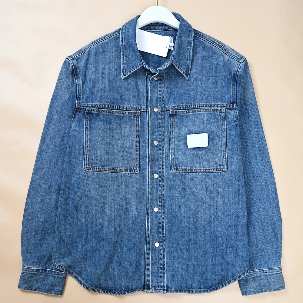 Классическая мужская повседневная хлопковая джинсовая куртка irt с нашивкой, простой дизайн, молодежная мода, длинный свек, цвет с откидным воротником
Классическая мужская повседневная хлопковая джинсовая куртка irt с нашивкой, простой дизайн, молодежная мода, длинный свек, цвет с откидным воротником