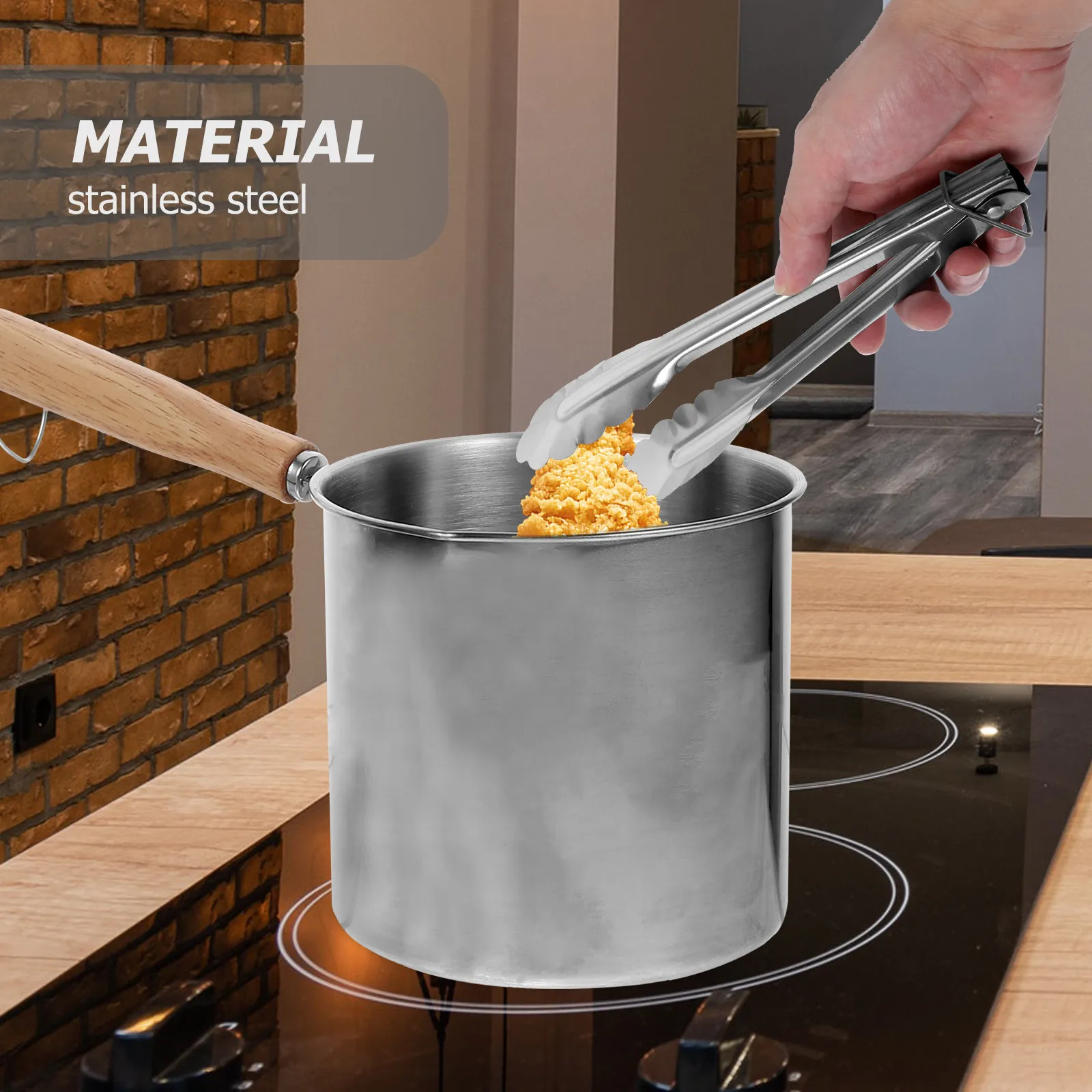 304 Stainless Steel Fryer Set Frying Pot Lid Multifunctional Cooking Utensils Deep Fryer Tong Clip Kitchen Oil Fried Food Tool
304 Stainless Steel Fryer Set Frying Pot Lid Multifunctional Cooking Utensils Deep Fryer Tong Clip Kitchen Oil Fried Food Tool