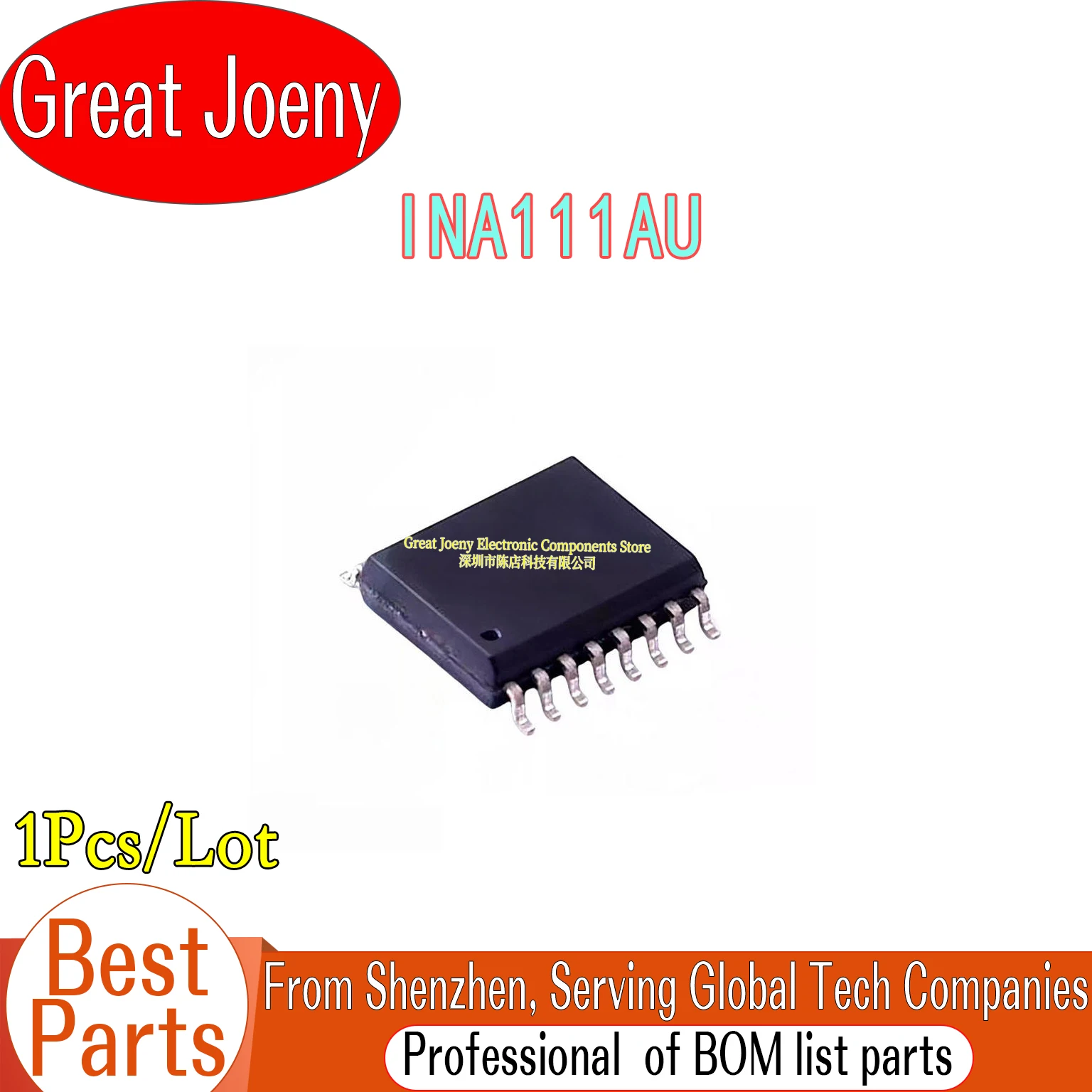 100% New Original INA111AU IC Chipset SOP-16
100% New Original INA111AU IC Chipset SOP-16
