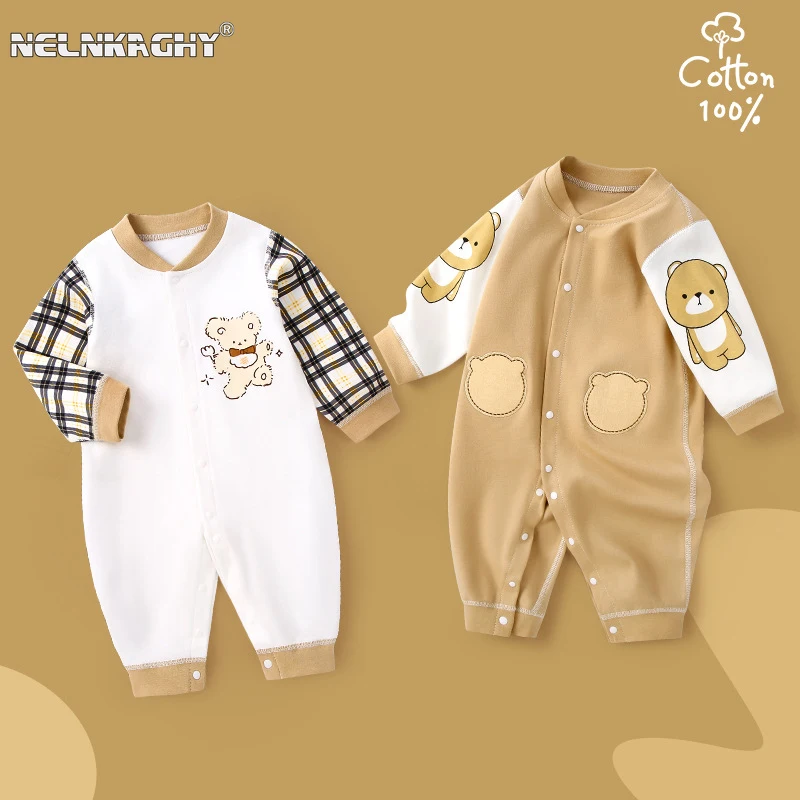 Spring New in Infant Baby Girls Boys Cartoon Romper - Toddler Kids Cotton Single-breasted Jumpsuits , Newborn Outwear 0-18M
Spring New in Infant Baby Girls Boys Cartoon Romper - Toddler Kids Cotton Single-breasted Jumpsuits , Newborn Outwear 0-18M
