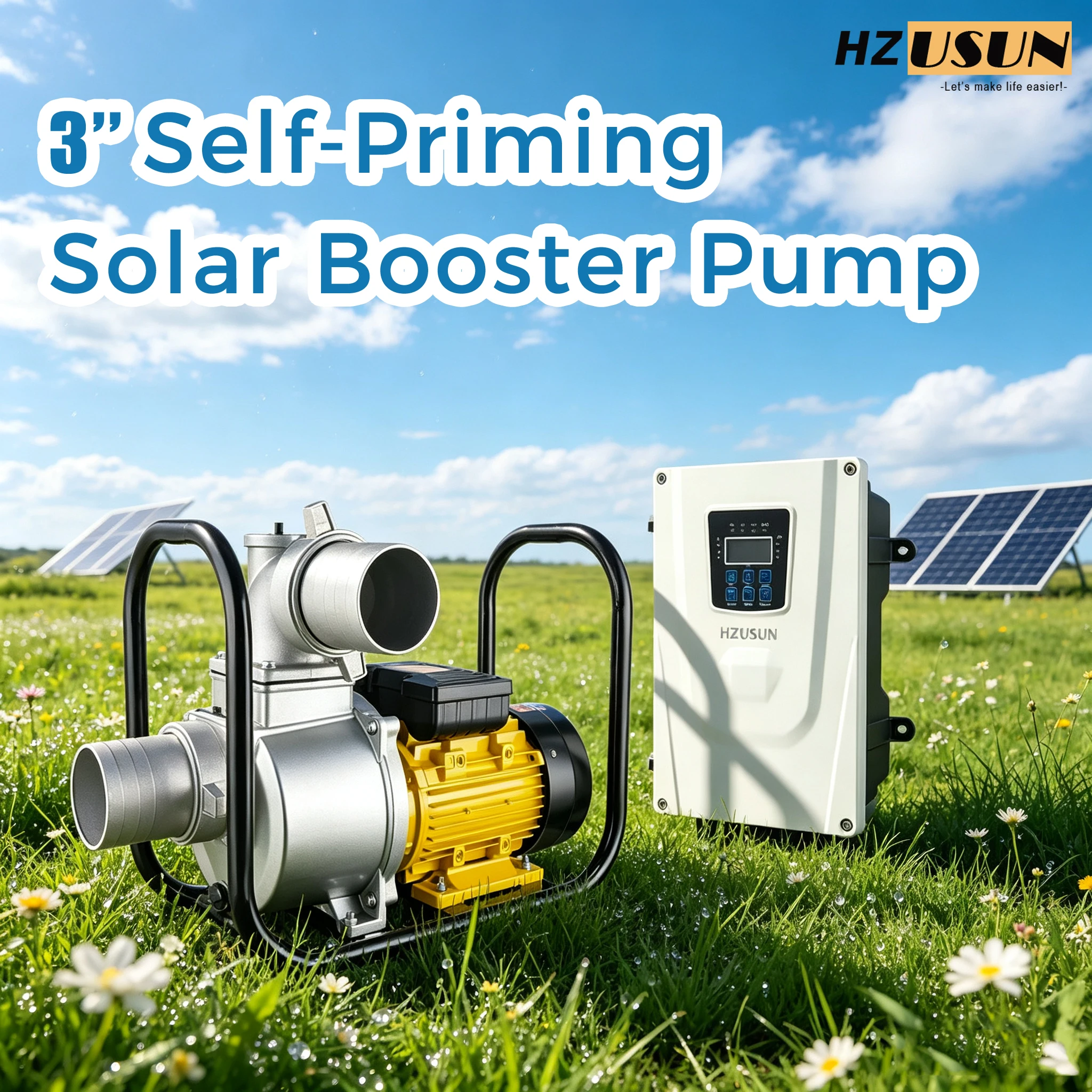 AC/DC Bomba Solar 4HP Self Priming Water Pressure Transfer Centrifugal Pump High Flow 4'' Outlet Solar Water Suction pump Price
AC/DC Bomba Solar 4HP Self Priming Water Pressure Transfer Centrifugal Pump High Flow 4'' Outlet Solar Water Suction pump Price