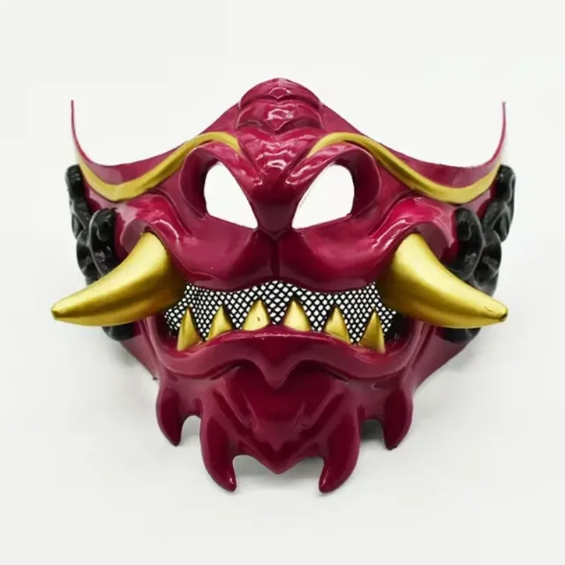Halloween Japanese Samurai Ghost Mask, Halloween Devil Warrior Role Playing Horror Devil Warrior Killer Thick Mask
Halloween Japanese Samurai Ghost Mask, Halloween Devil Warrior Role Playing Horror Devil Warrior Killer Thick Mask