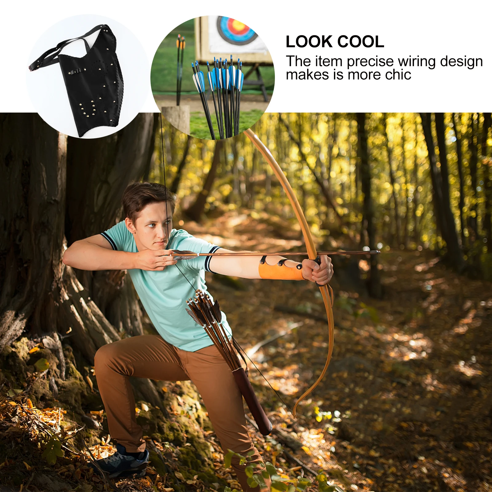 Arrow Bag for Hunting Outdoor Arrows Pouch Storage Durable Practical Traditional Recurve Target 
Arrow Bag for Hunting Outdoor Arrows Pouch Storage Durable Practical Traditional Recurve Target