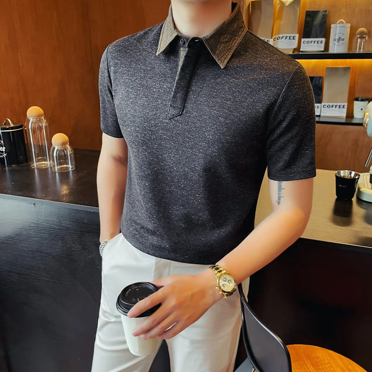 High Quality Summer Linen Knitted Polo Shirt Men's Short Sleeved Lapel Breathable T-shirt Casual Business Social Polo Shirts
High Quality Summer Linen Knitted Polo Shirt Men's Short Sleeved Lapel Breathable T-shirt Casual Business Social Polo Shirts