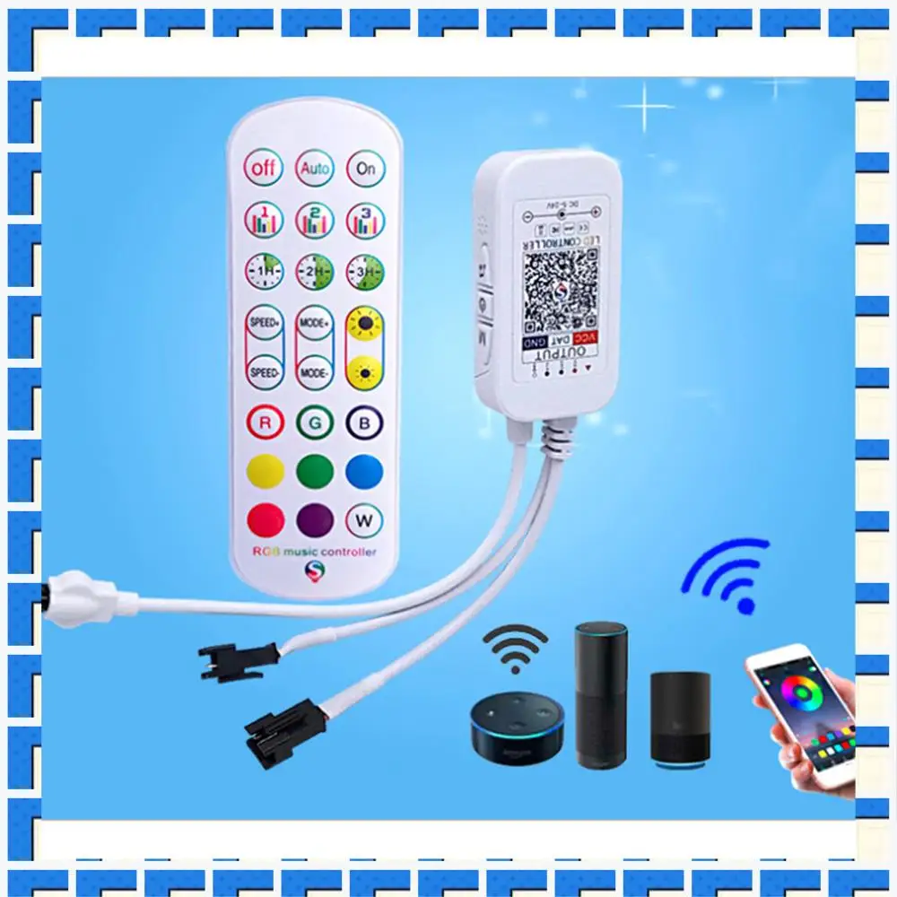 ABNG WS2812B Bluetooth-контроллер для адресуемой светодиодной ленты 5050 RGB светодиодная лента 24 клавиши дистанционный музыкальный умный контроллер
ABNG WS2812B Bluetooth-контроллер для адресуемой светодиодной ленты 5050 RGB светодиодная лента 24 клавиши дистанционный музыкальный умный контроллер