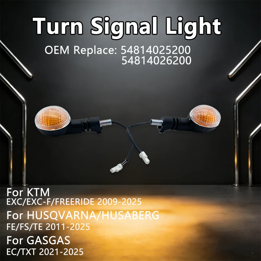 OTOM 1 Pair Motorcycle Turn Signal Light for KTM EXC SIX DAYS FREERIDE HUSQVARNA FE TE GASGAS EC 2025 Directional Indicators
OTOM 1 Pair Motorcycle Turn Signal Light for KTM EXC SIX DAYS FREERIDE HUSQVARNA FE TE GASGAS EC 2025 Directional Indicators