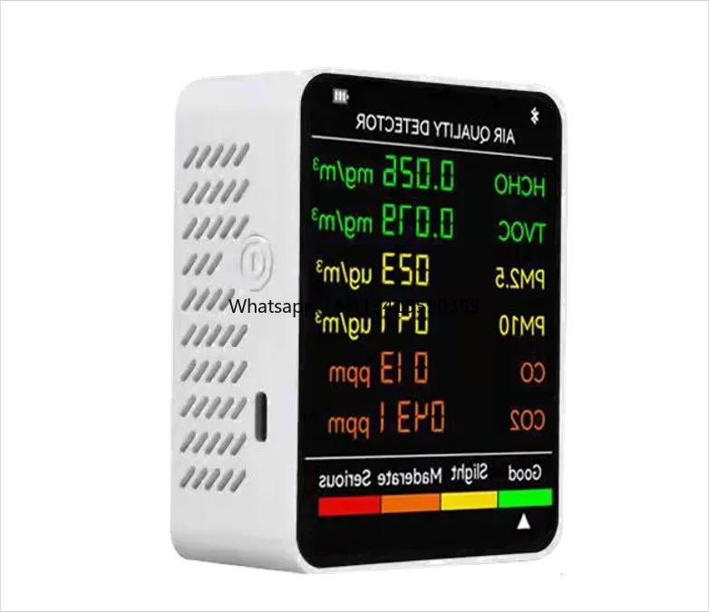 Handhold Temperature Humidity Digital Meter Carbon Dioxide Environmental Sensors Pm2.5 Sensor Co2 Air Quality Detector
Handhold Temperature Humidity Digital Meter Carbon Dioxide Environmental Sensors Pm2.5 Sensor Co2 Air Quality Detector