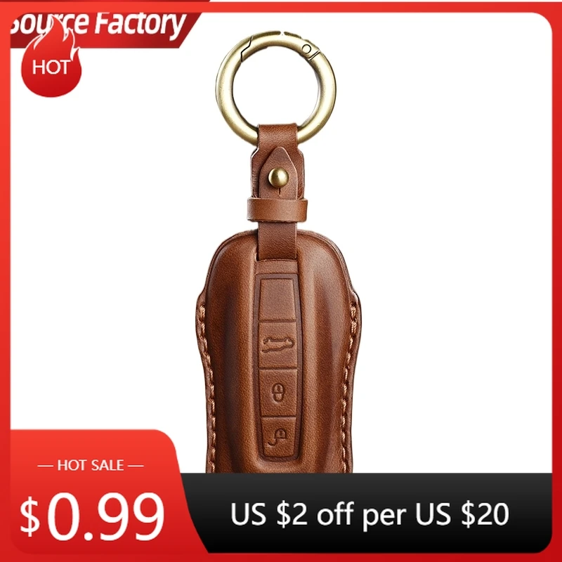 Car Stickers Genuine leather Protector For Porsche Macan 911 Panamera Cayenne Carrera Taycan Key Case Cover Fob
Car Stickers Genuine leather Protector For Porsche Macan 911 Panamera Cayenne Carrera Taycan Key Case Cover Fob