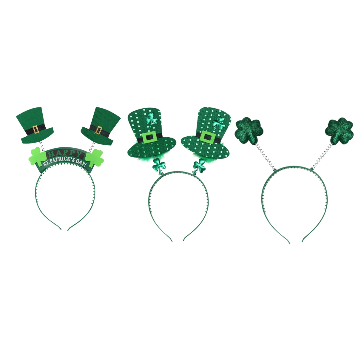 3 Pcs Patrick Headband Set Hairband Funny Hoop Green Fancy Party Accessories Comfortable Wear Classical Selfie Prop
3 Pcs Patrick Headband Set Hairband Funny Hoop Green Fancy Party Accessories Comfortable Wear Classical Selfie Prop