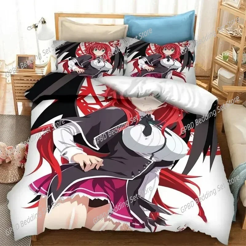 Luxury New 3D Print Anime High School DxD Bedding Set Duvet Cover Bedroom Covers Single Twin King Quilt Cover Home Textiles
Luxury New 3D Print Anime High School DxD Bedding Set Duvet Cover Bedroom Covers Single Twin King Quilt Cover Home Textiles