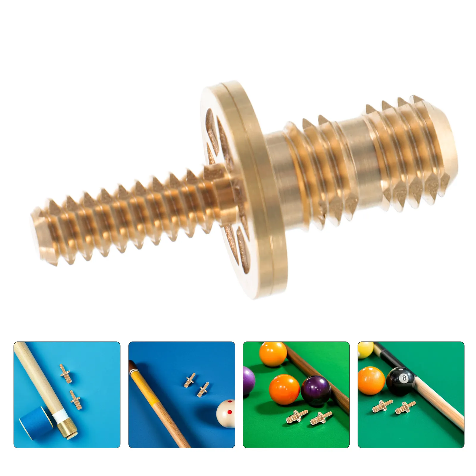 4Pcs Precision Brass Joint Connecting Screws for Telescopic Pool Stick Extender Cue Tip Replacement Cue Stick Connectors
4Pcs Precision Brass Joint Connecting Screws for Telescopic Pool Stick Extender Cue Tip Replacement Cue Stick Connectors