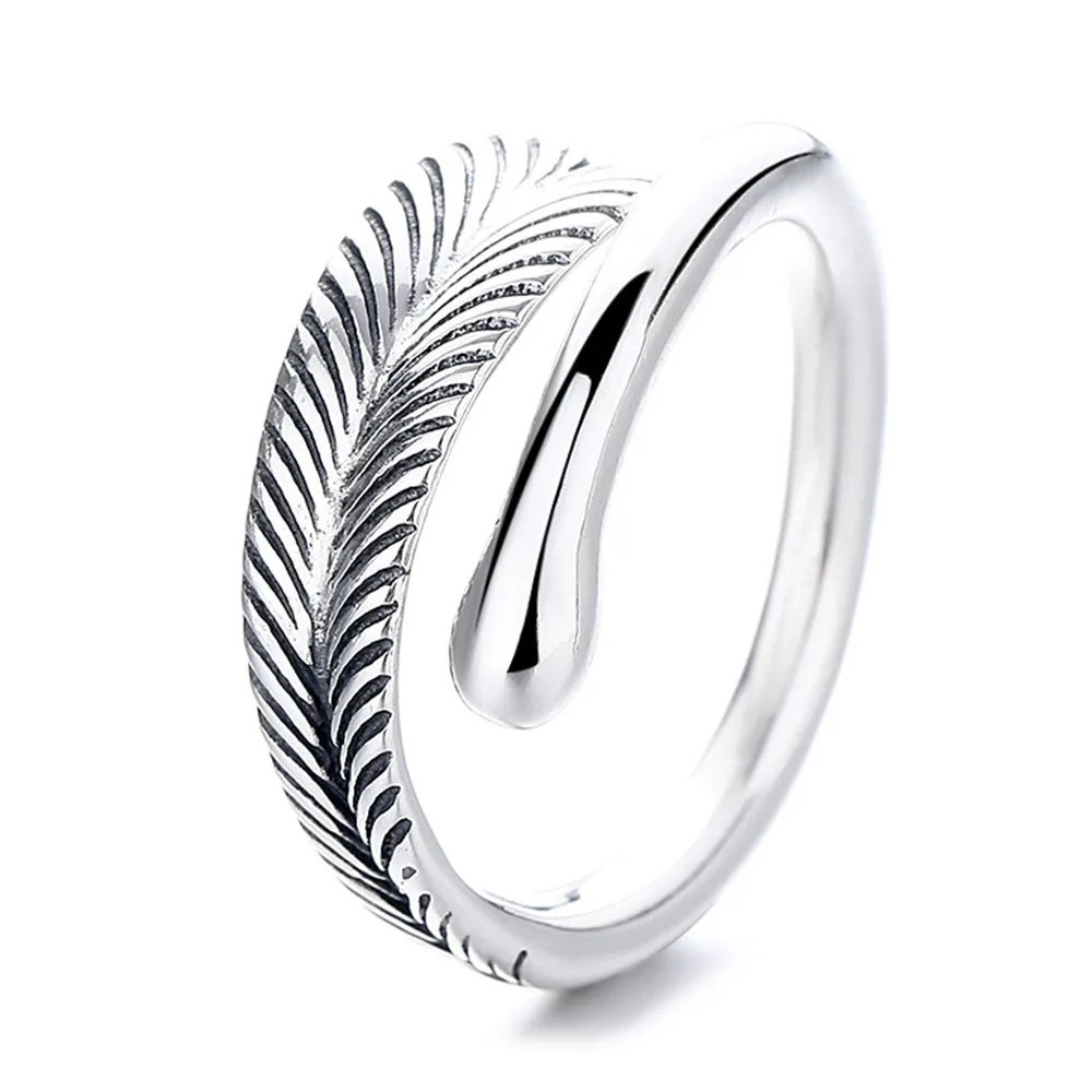 S925 Sterling Silver Geometric Irregular Feather Opening Women's Ring Fashion Charm Small Group Design Sense Index Finger Ring
S925 Sterling Silver Geometric Irregular Feather Opening Women's Ring Fashion Charm Small Group Design Sense Index Finger Ring
