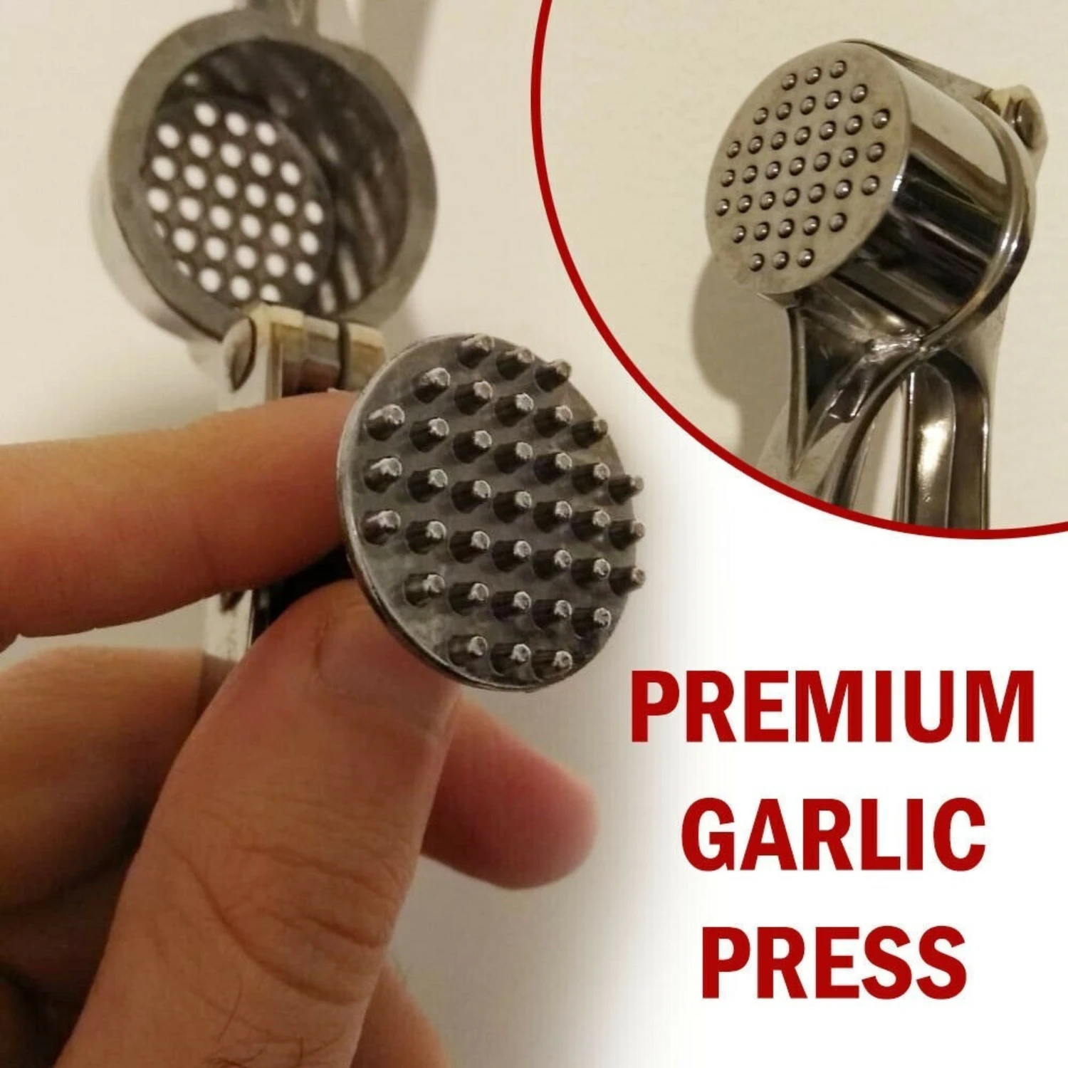 Household stainless steel small garlic press pulverizer mincer meat chopper chipper peeler extruder cutter
Household stainless steel small garlic press pulverizer mincer meat chopper chipper peeler extruder cutter