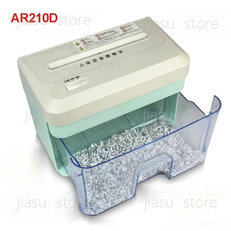 AR210D 2.1L Electric Mini Shredder File Shredder Strip Office Home High Power Electric Shredding 110-220V Paper Shredder 156mm
AR210D 2.1L Electric Mini Shredder File Shredder Strip Office Home High Power Electric Shredding 110-220V Paper Shredder 156mm