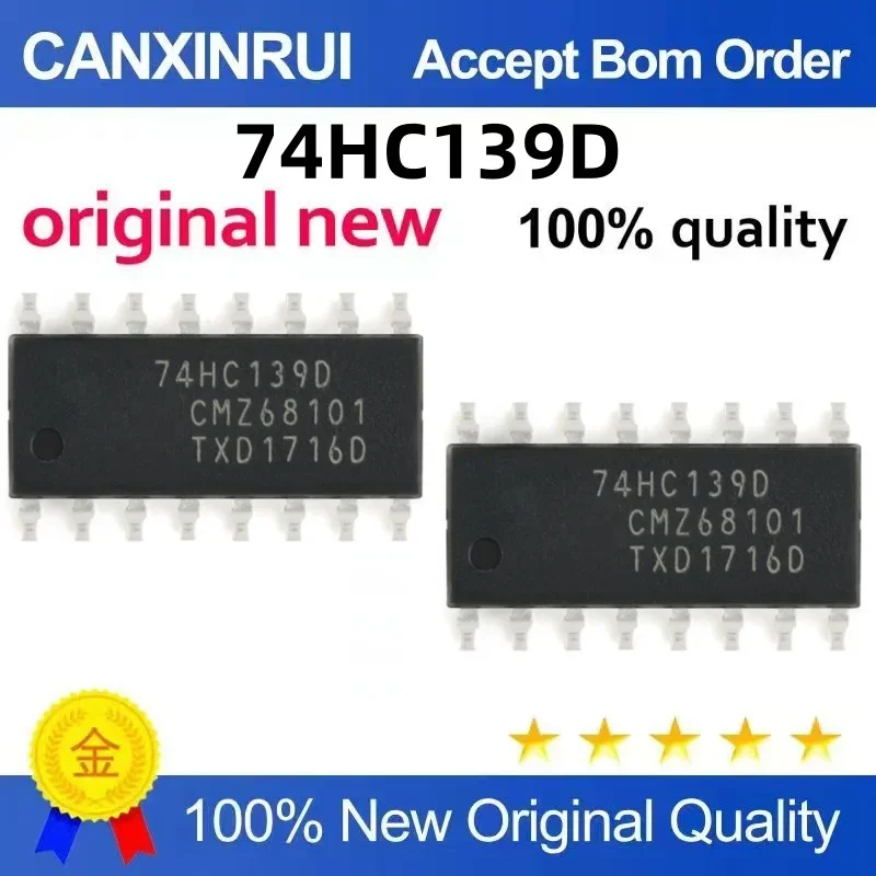 (5-100 pieces) Brand new original 74HC139D SOP-16
(5-100 pieces) Brand new original 74HC139D SOP-16