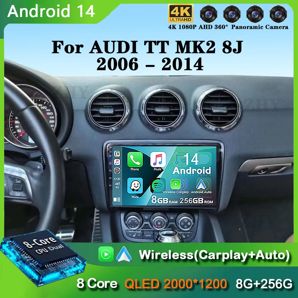 9 ''Android 14 Автомобильный мультимедийный видеоплеер для AUDI TT MK2 8J 2006 2007 2008 2009 2010 2011 2014 Радио стерео аудио навигация
9 ''Android 14 Автомобильный мультимедийный видеоплеер для AUDI TT MK2 8J 2006 2007 2008 2009 2010 2011 2014 Радио стерео аудио навигация
