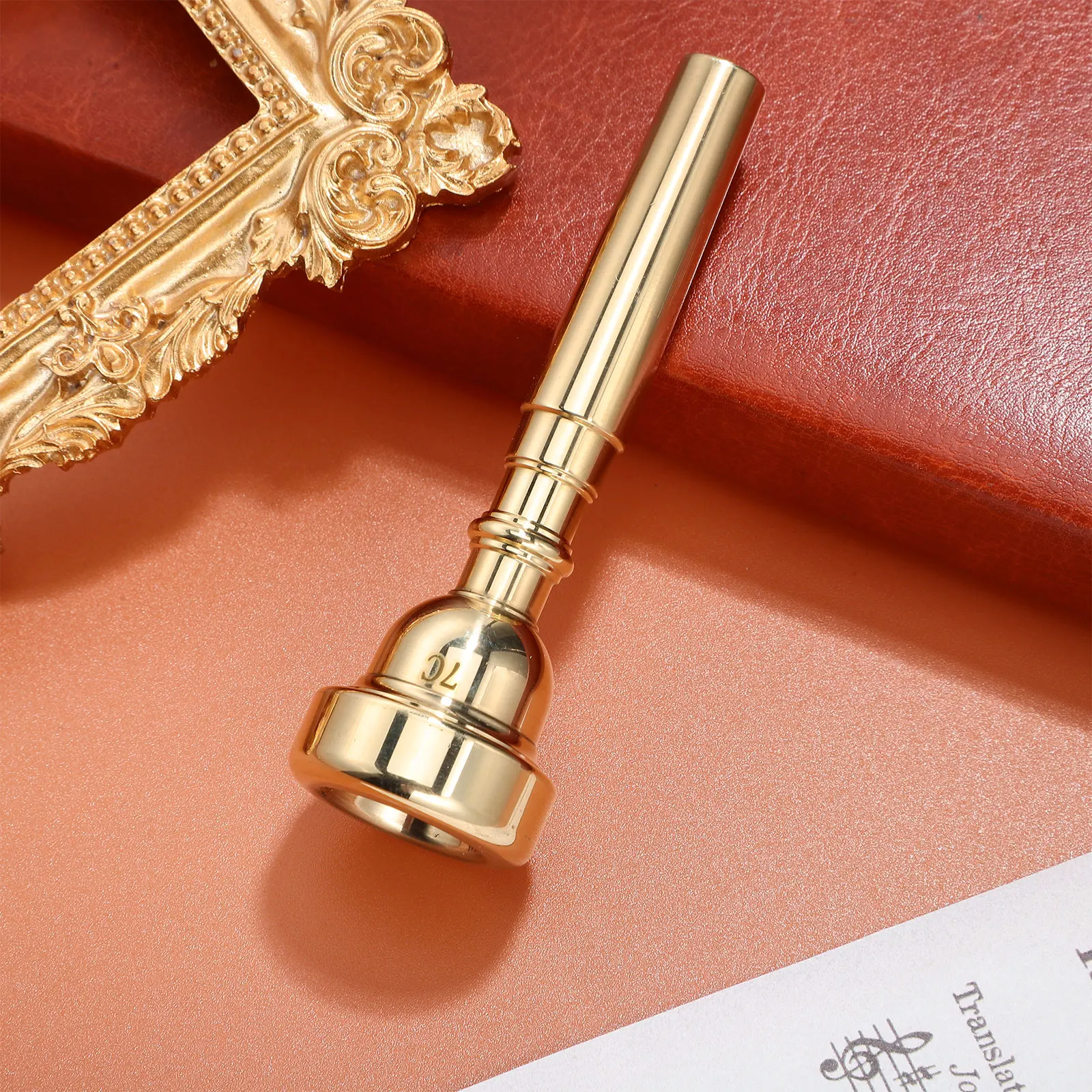 Golden Trumpet Mouthpiece Brass 8 7x2 7x2 7cm Small Size Replacement Parts Accessories for Beginners Musicians
Golden Trumpet Mouthpiece Brass 8 7x2 7x2 7cm Small Size Replacement Parts Accessories for Beginners Musicians