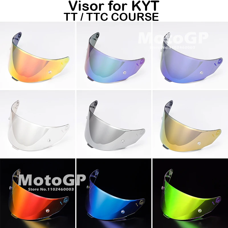 Helmet Visor for KYT TT COURSE Motorcycle Helmet Shield Windshield Sunscreen TTC Helmets Accessories High Strength
Helmet Visor for KYT TT COURSE Motorcycle Helmet Shield Windshield Sunscreen TTC Helmets Accessories High Strength