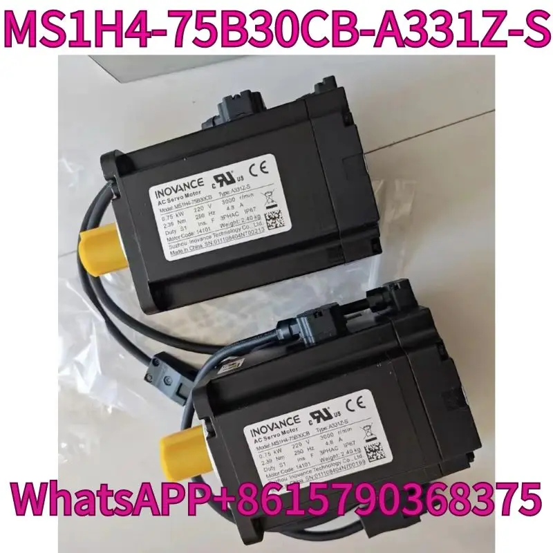 New 0.75KW motor MS1H4-75B30CB-A331Z-S with a one-year warranty for quick delivery
New 0.75KW motor MS1H4-75B30CB-A331Z-S with a one-year warranty for quick delivery